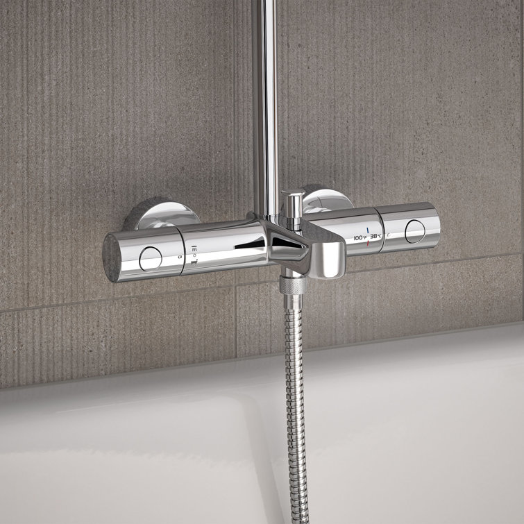 Euphoria Starlight Chrome Adjustable Multi-head Shower System