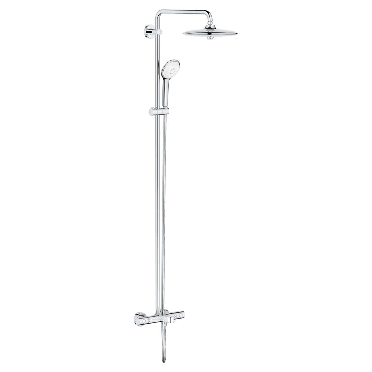 Euphoria Starlight Chrome Adjustable Multi-head Shower System