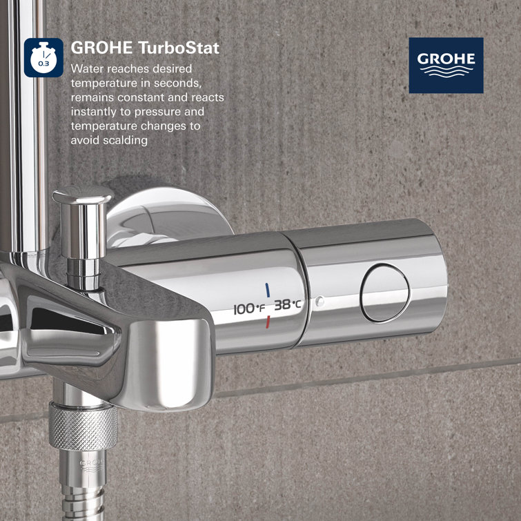 Euphoria Starlight Chrome Adjustable Multi-head Shower System