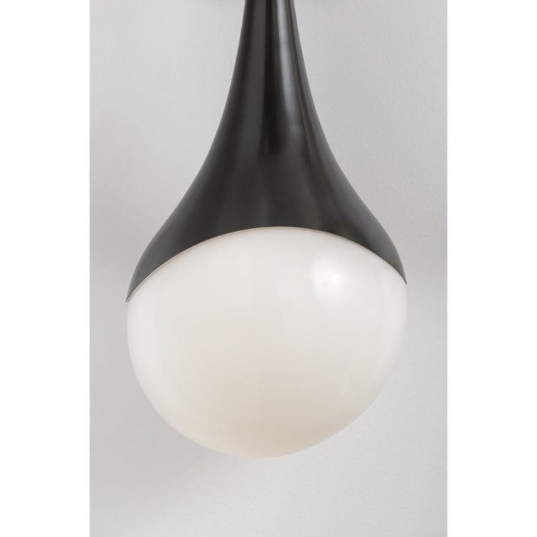 Ariana Old Bronze Opal Glass Single-Light Sconce