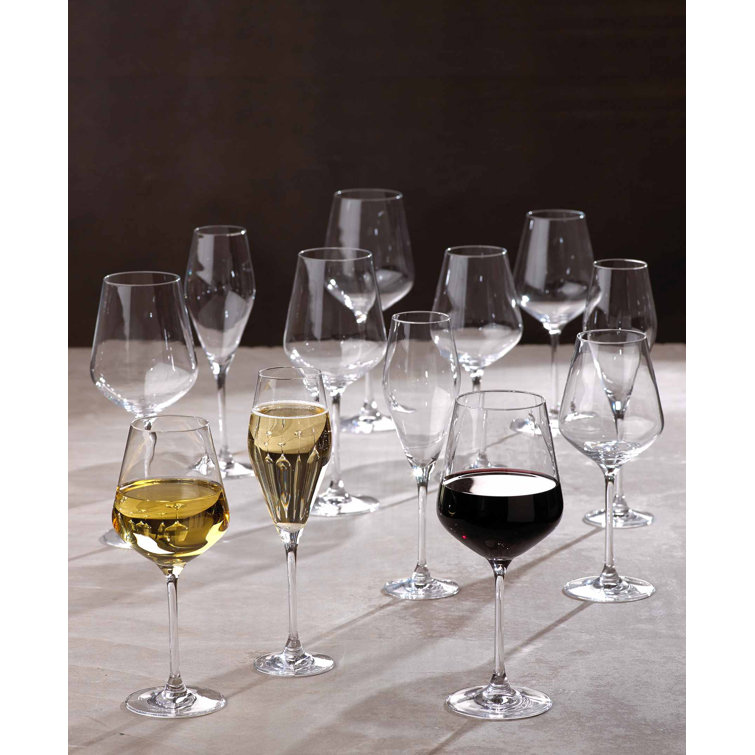 La Divina Clear Crystal Water Goblet Set of 4