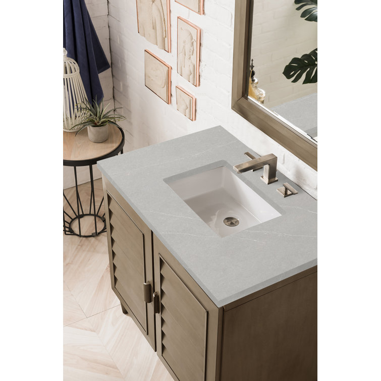 Portland 36" Whitewashed Walnut Single Bathroom Vanity