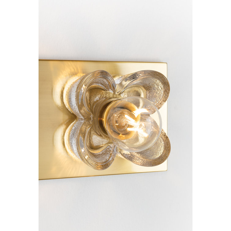 Aged Brass and Bronze 22" Outdoor Wall Light