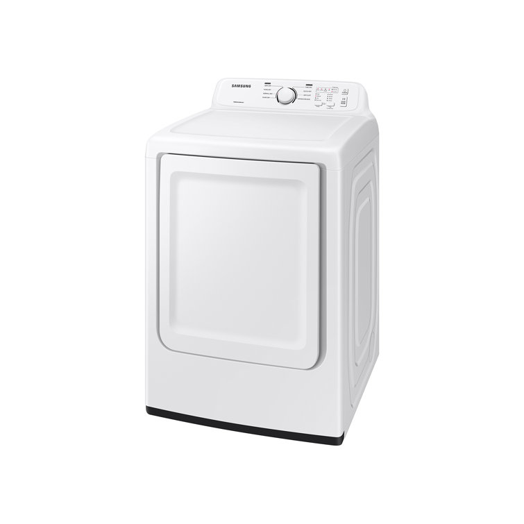 7.2 cu. ft. White Electric Dryer with Sensor Dry and Moisture Sensing