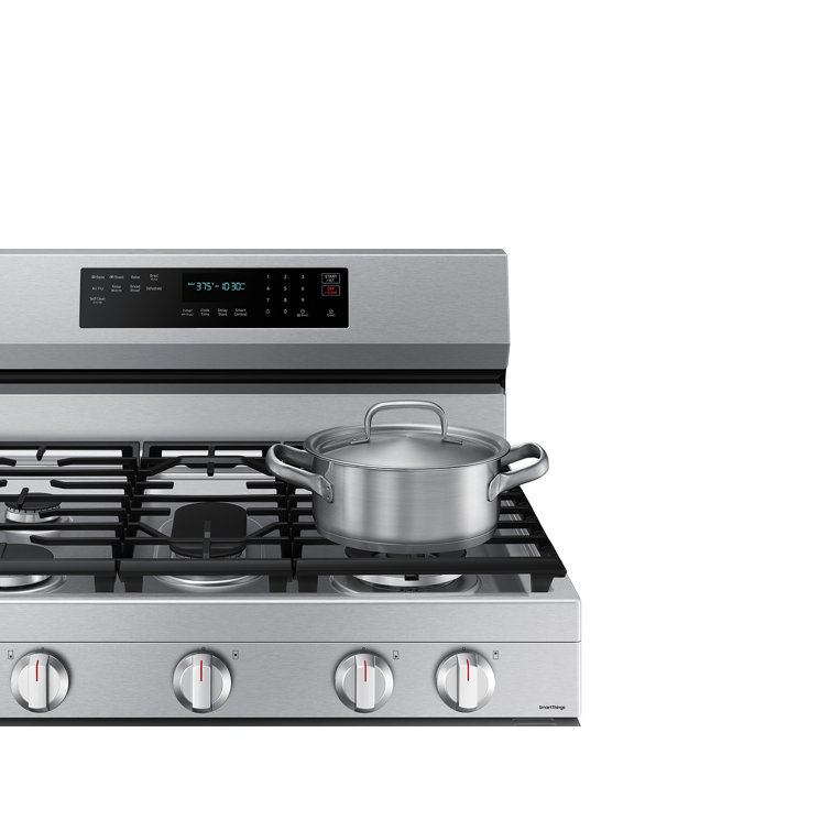 Samsung 6.0 Cu. Ft. Stainless Steel Smart Gas Range with Convection