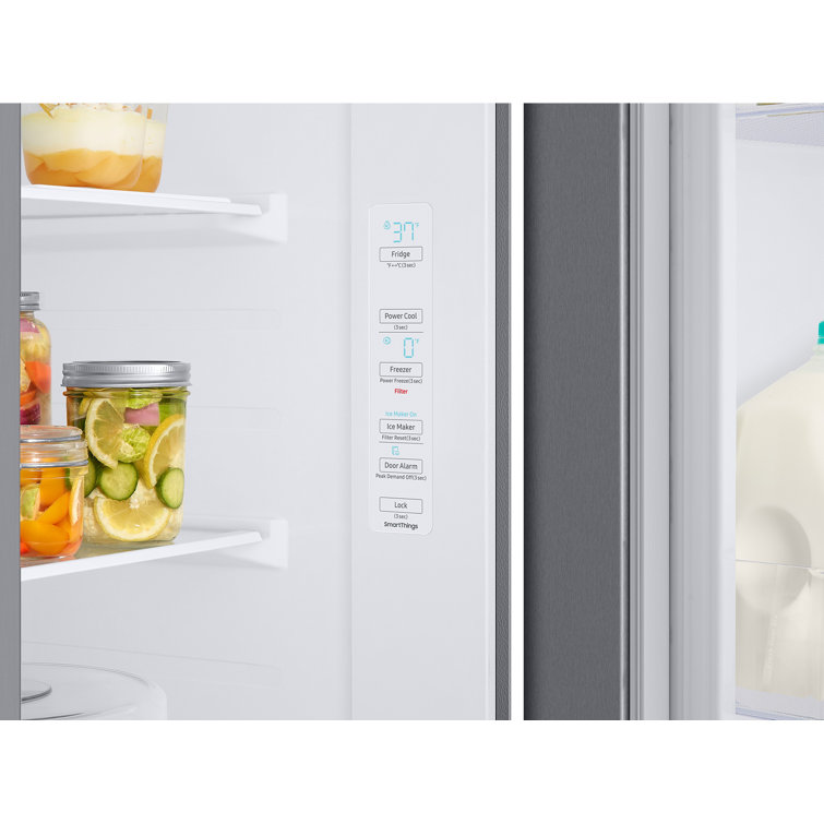 28 cu. ft. Stainless Steel Smart Side-by-Side Refrigerator with Ice Maker