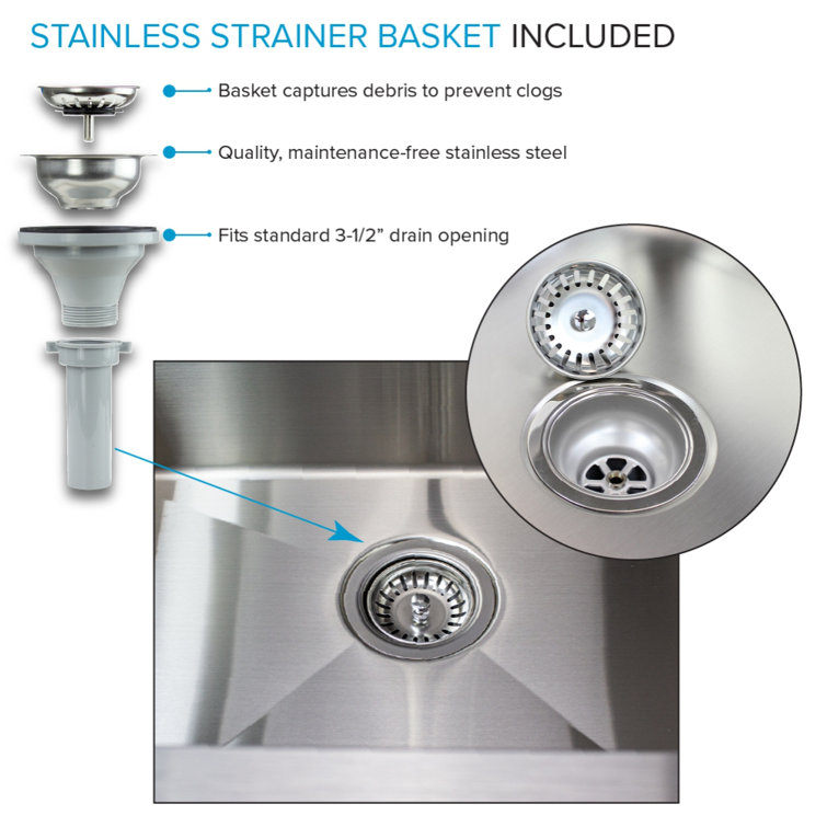 36'' Stainless Steel Freestanding Farmhouse Laundry Sink