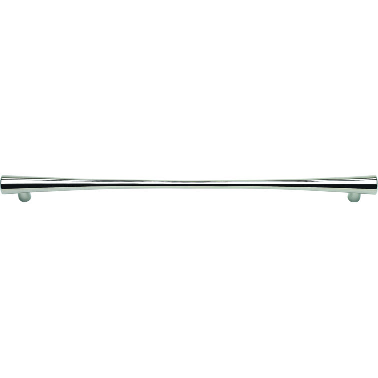Polished Stainless Steel Modern Bar Handle with Mounting Hardware