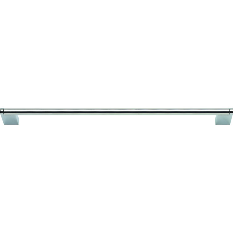 Polished Stainless Steel Modern Bar Handle with Mounting Hardware
