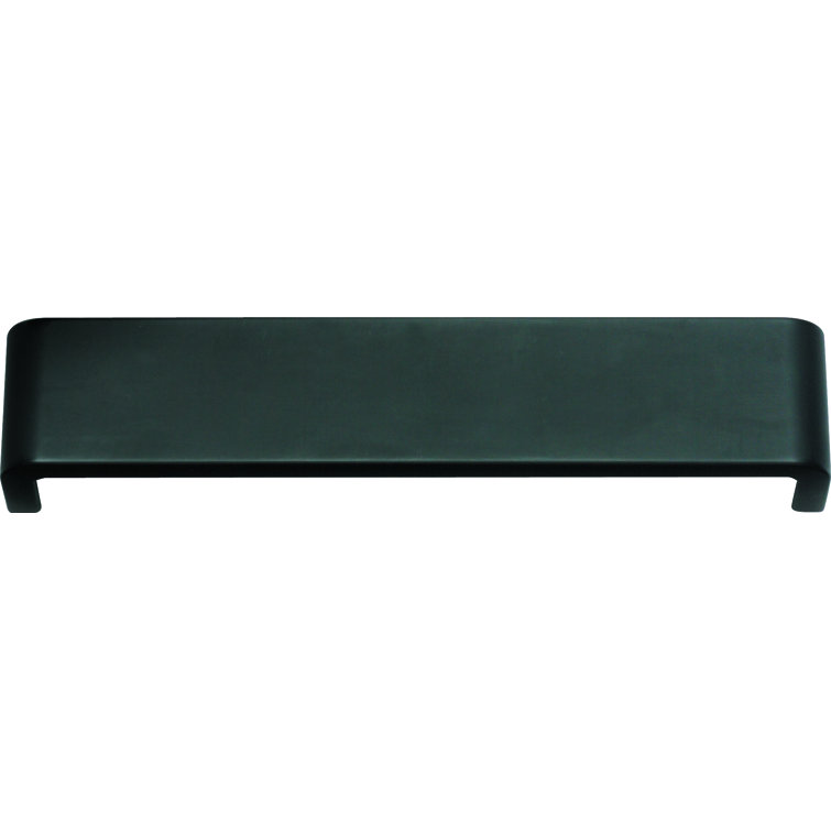 Matte Black Modern Bar Pull with Mounting Hardware