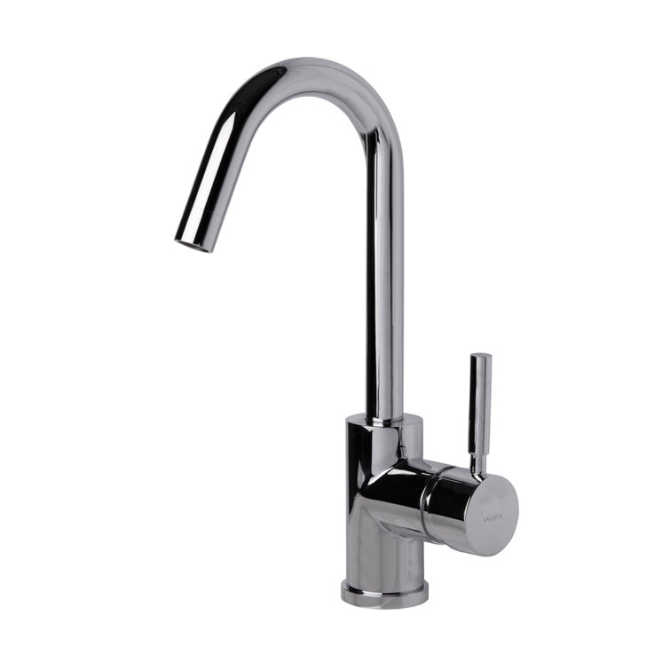 Polished Chrome Single-Hole Single-Handle Bathroom Faucet