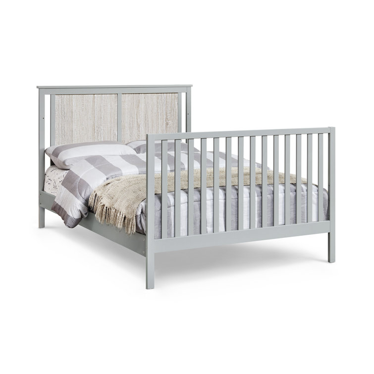 Connelly Gray 4-in-1 Convertible Crib with Veneer Panels