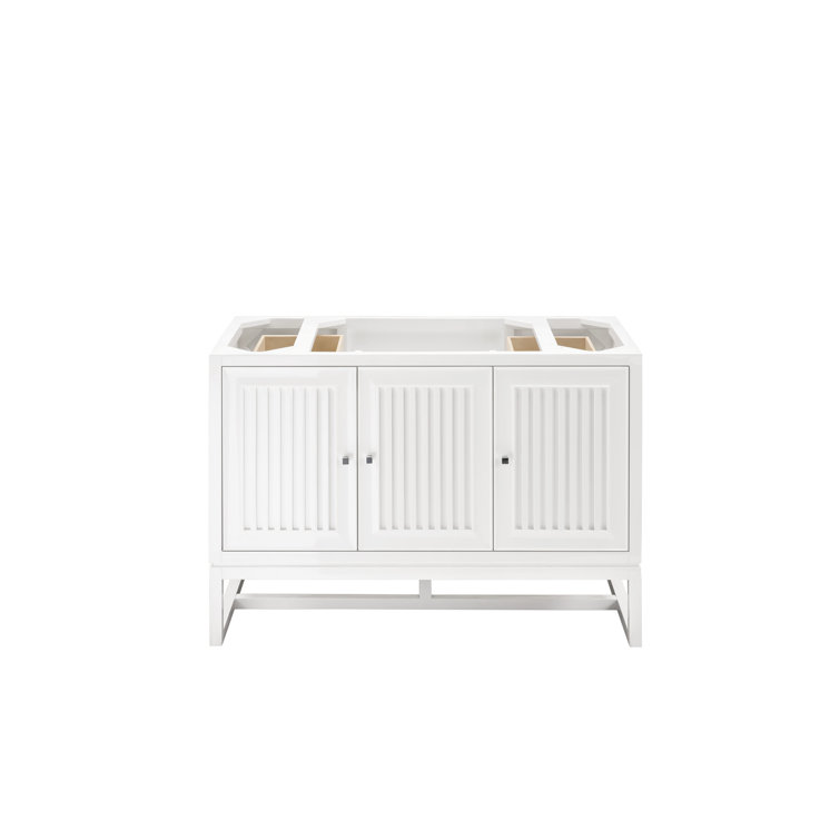 Athens 48" Glossy White Single Vanity Cabinet