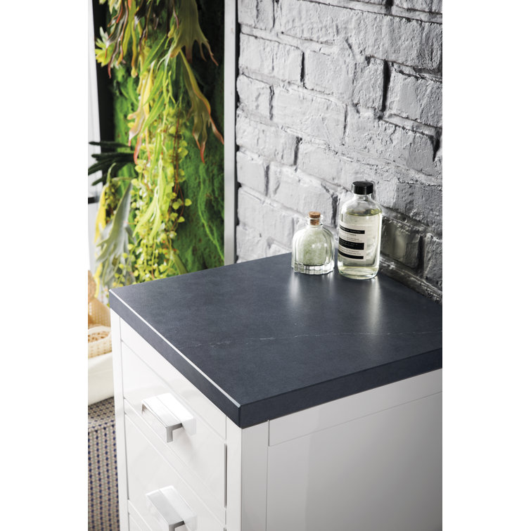 Addison 15" Dark Wood Solid Wood Floor Standing Cabinet