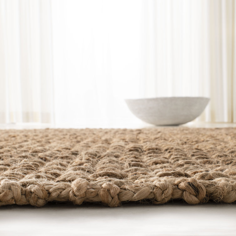 Nigel Wheat Handwoven Jute 8' x 10' Area Rug