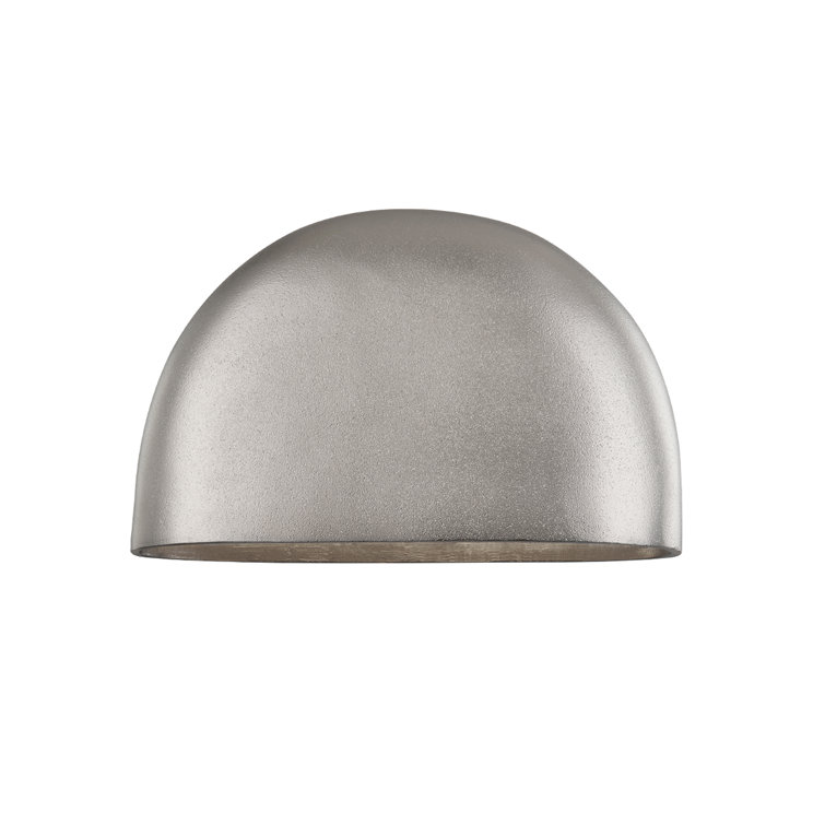 Nickel Dimmable LED Wall Sconce with Dome Shade