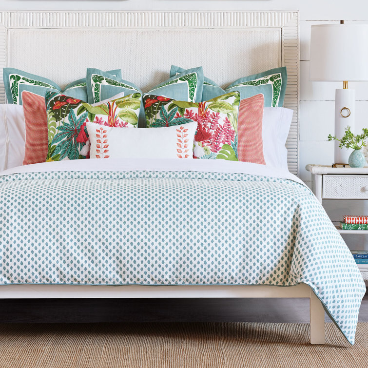 St. Barths Cotton Blend Geometric Shapes Duvet Cover Set