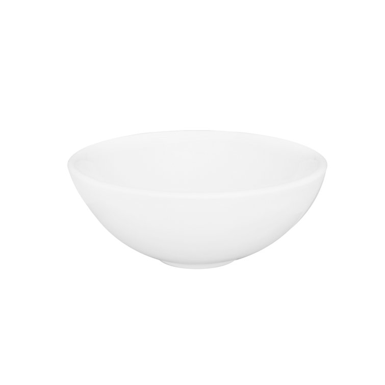 Stylish 16" White Round Ceramic Vessel Sink