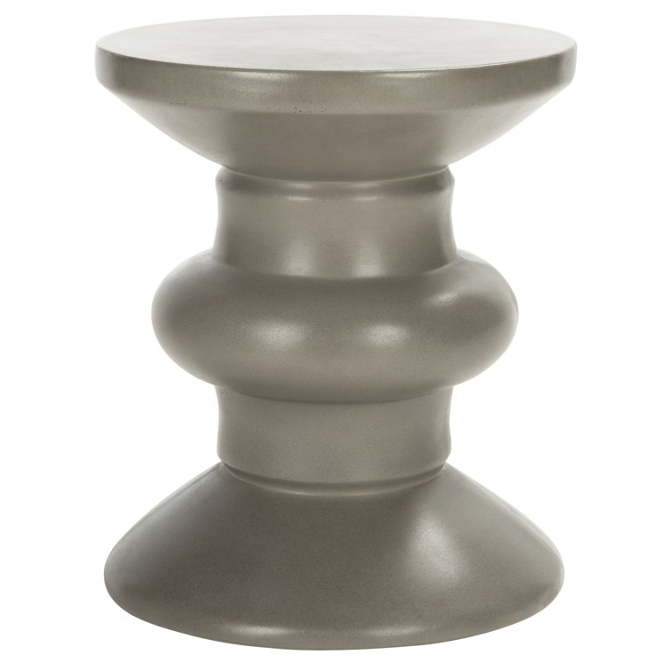 Jiraiya Dark Grey Concrete Outdoor Accent Table