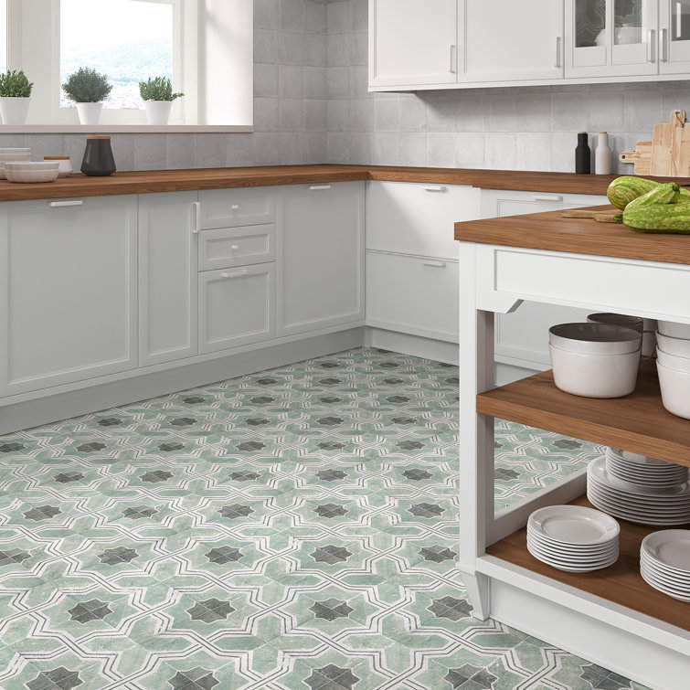 Patras 8x8 Multicolor Matte Porcelain Floor and Wall Tile