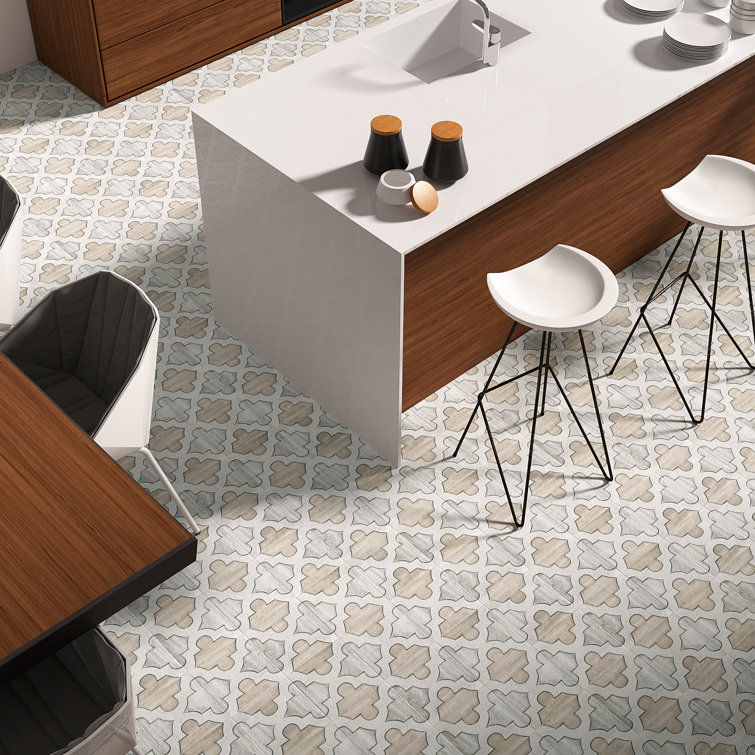 Patras 8x8 Multicolor Matte Porcelain Floor and Wall Tile