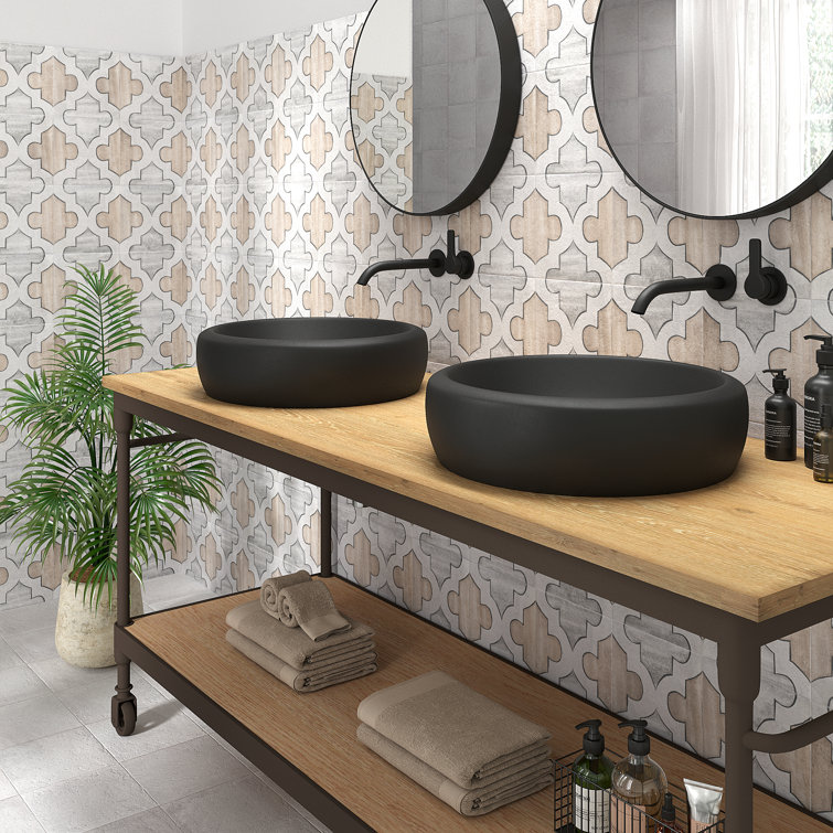 Patras 8x8 Multicolor Matte Porcelain Floor and Wall Tile