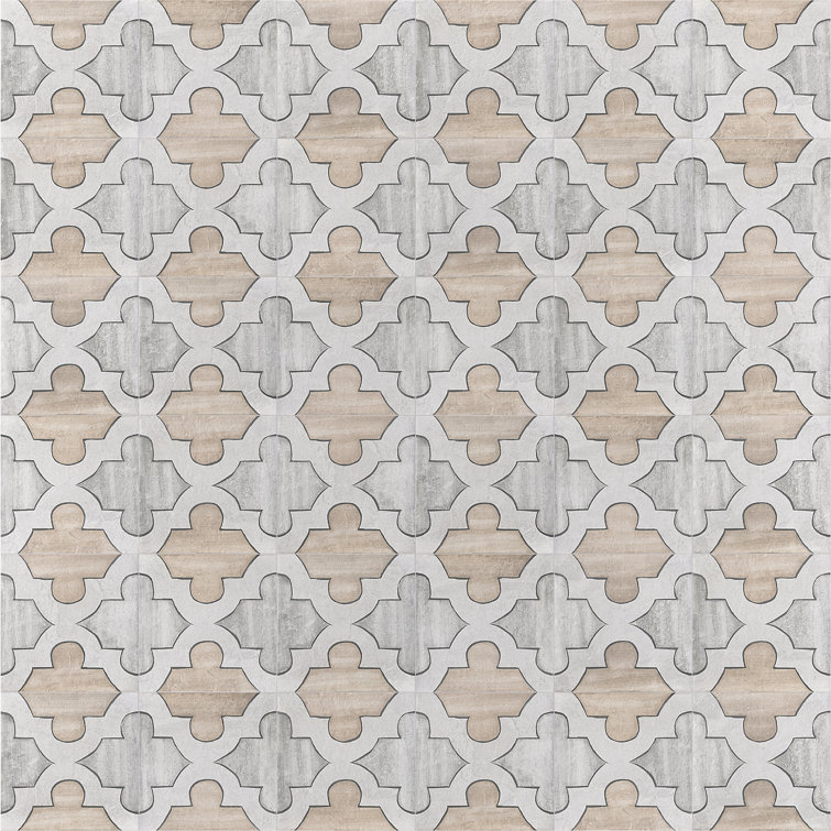 Patras 8x8 Multicolor Matte Porcelain Floor and Wall Tile