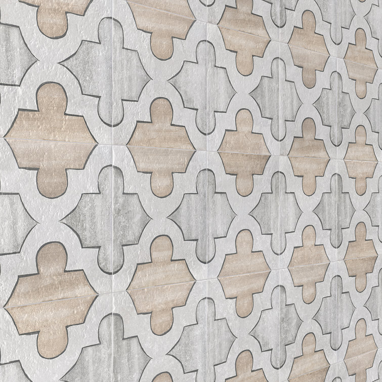 Patras 8x8 Multicolor Matte Porcelain Floor and Wall Tile