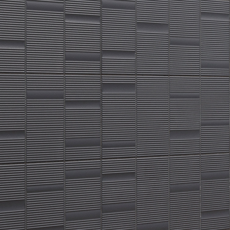 Flyer 8'' x 16'' Matte Gray Ceramic Wall Tile