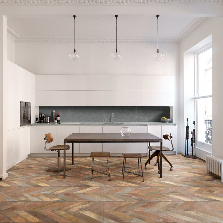 Nord 24" x 48" Brown Porcelain Stone Look Tile