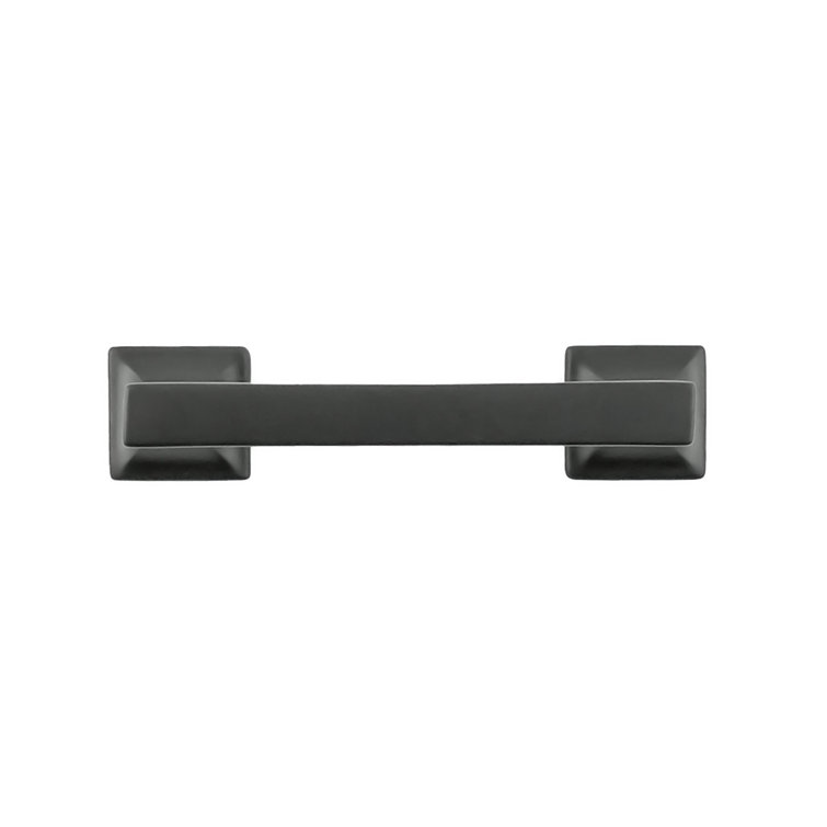 Matte Black Solid Metal Cabinet Bar Handle, 3-Inch