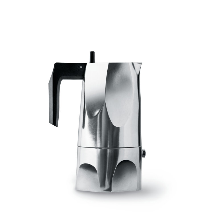 Ossidiana Silver 3-Cup Stovetop Espresso Maker