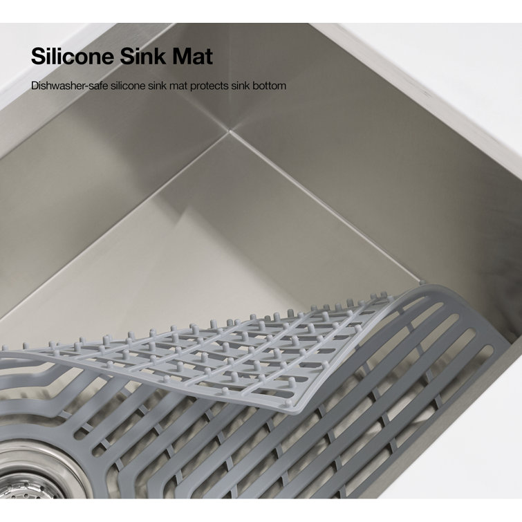 Stainless Steel Double Bowl Drop-in Workstation Kitchen Sink with Bamboo Cutting Board