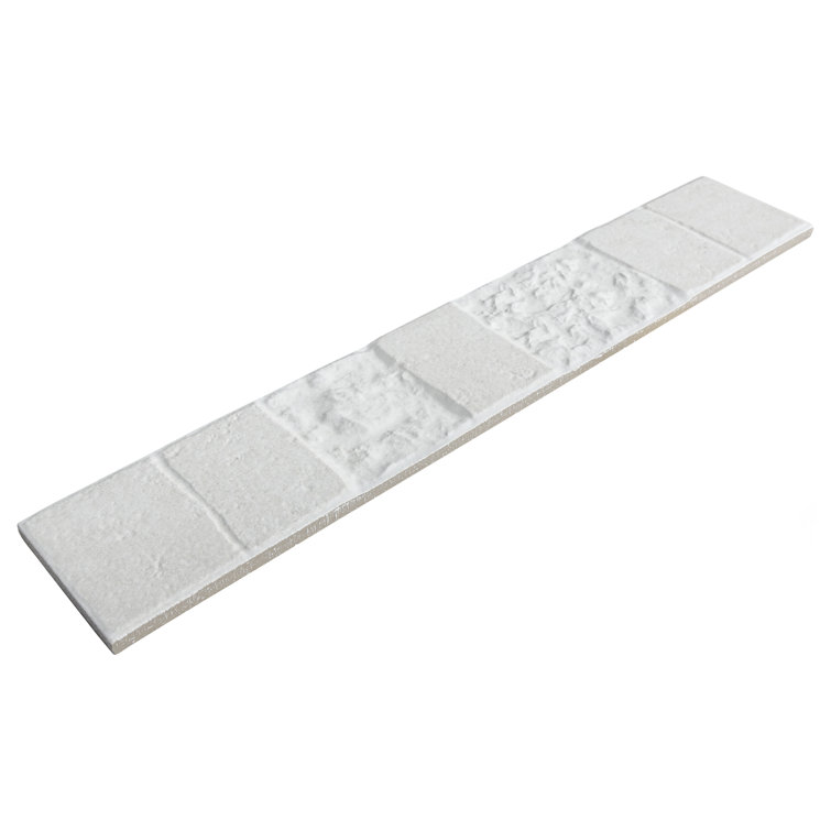 Blend 3" x 17.5" Matte White Porcelain Subway Wall Tile