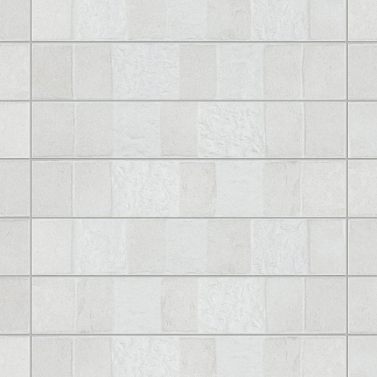 Blend 3" x 17.5" Matte White Porcelain Subway Wall Tile