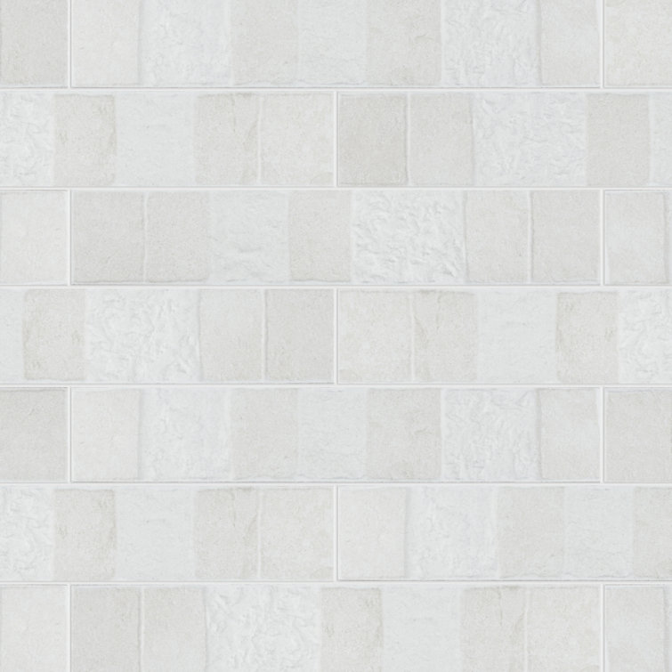 Blend 3" x 17.5" Matte White Porcelain Subway Wall Tile