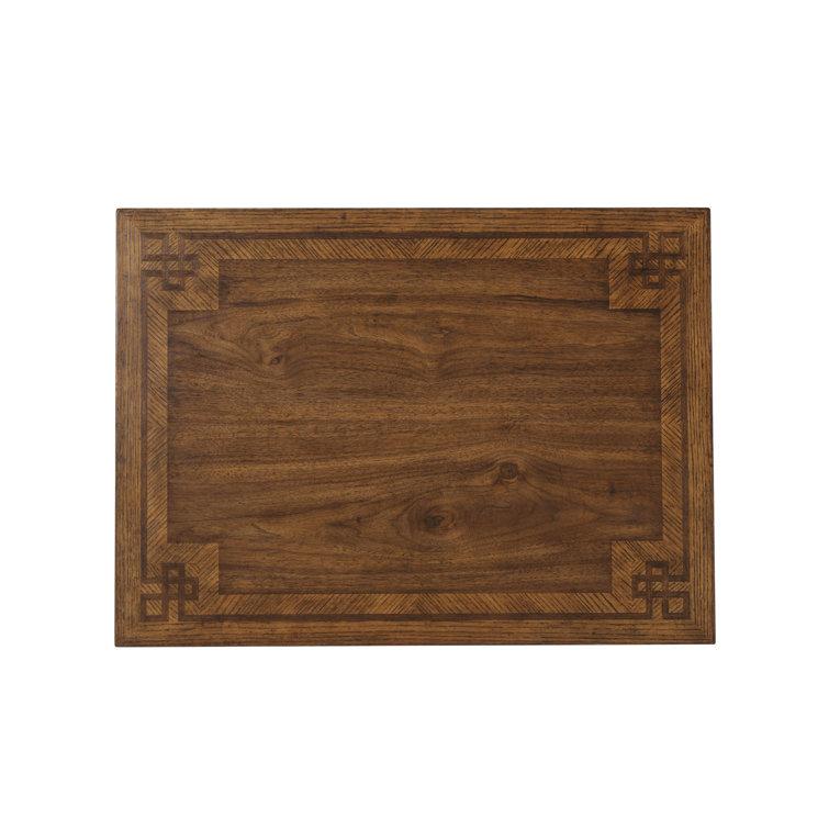 Avesta Finish Tavel Trestle Wood & Metal End Table