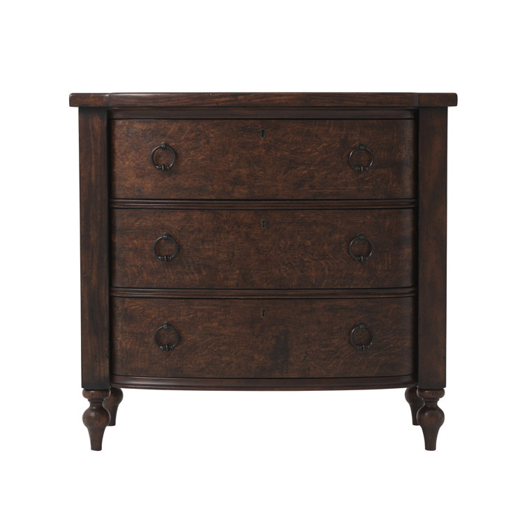 Althorp Living History Reclaimed Oak and Mahogany Nightstand