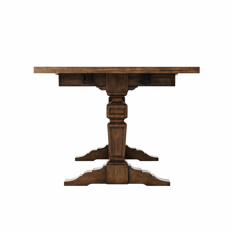Avesta Finish Extendable Wood Dining Table for Ten