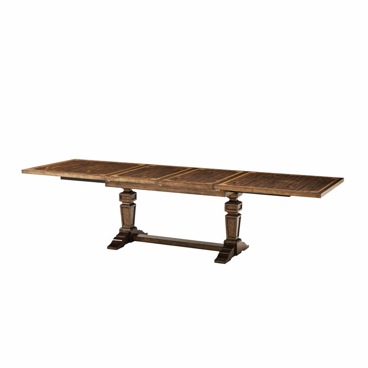 Avesta Finish Extendable Wood Dining Table for Ten