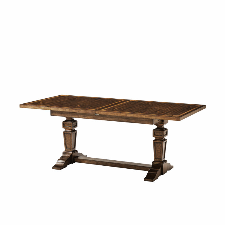 Avesta Finish Extendable Wood Dining Table for Ten