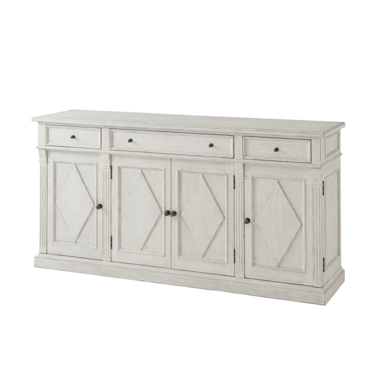 Bordeaux Elegance White Beech & Oak Veneer Sideboard