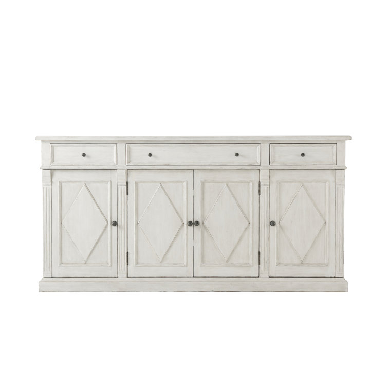 Bordeaux Elegance White Beech & Oak Veneer Sideboard