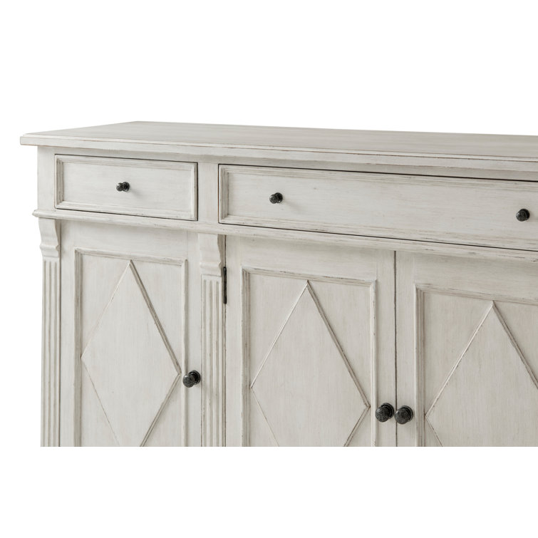 Bordeaux Elegance White Beech & Oak Veneer Sideboard