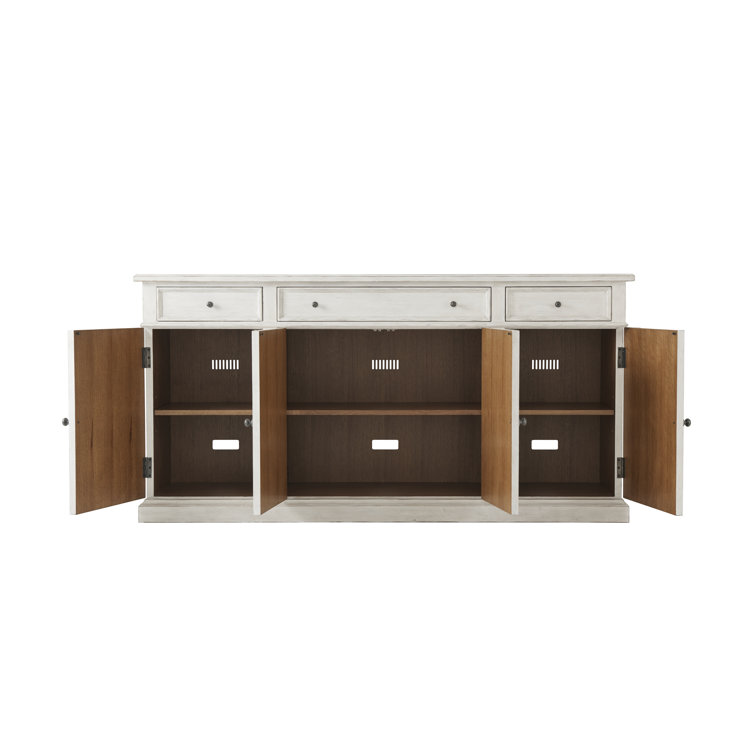 Bordeaux Elegance White Beech & Oak Veneer Sideboard