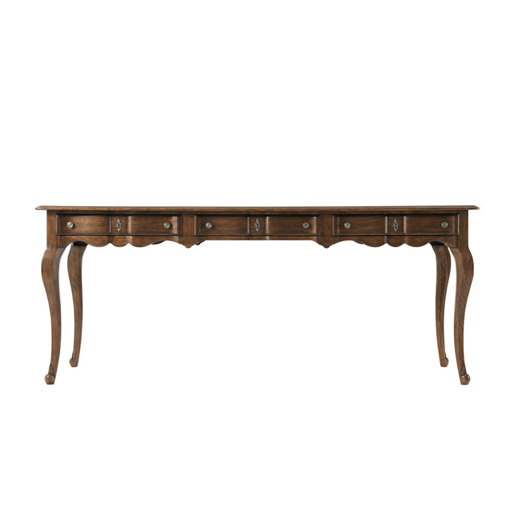 Avesta Solid Wood 72'' Executive Desk with 3 Drawers