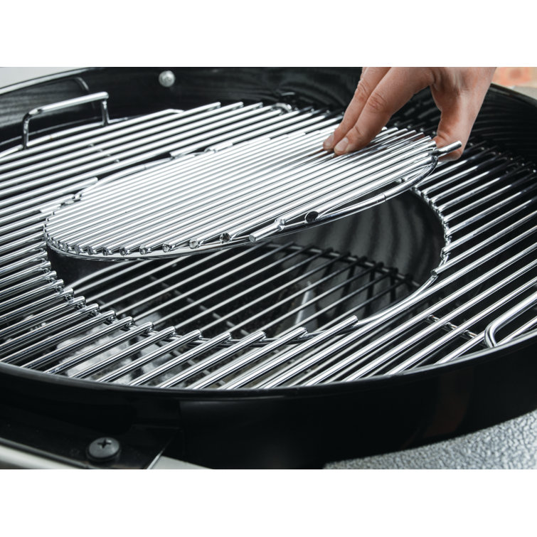 Weber Performer Deluxe 22-Inch Black Charcoal Grill with Gas Ignition