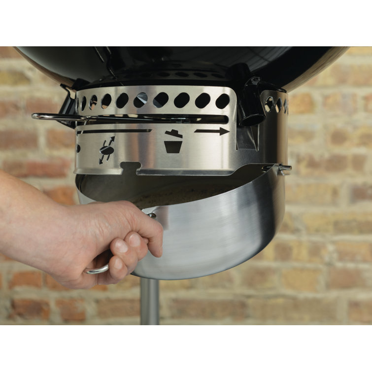 Weber Performer Deluxe 22-Inch Black Charcoal Grill with Gas Ignition