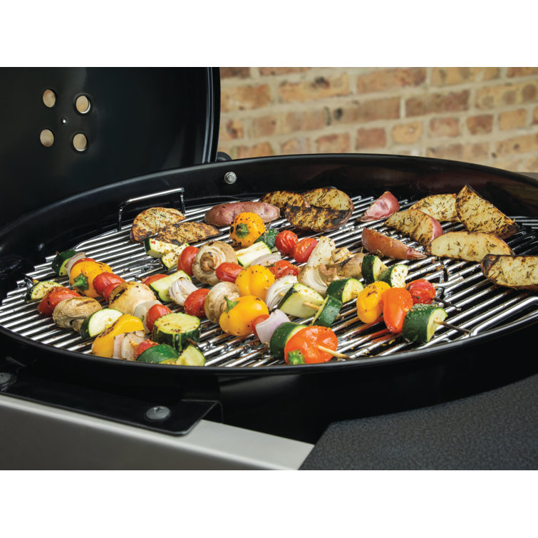 Weber Performer Deluxe 22-Inch Black Charcoal Grill with Gas Ignition