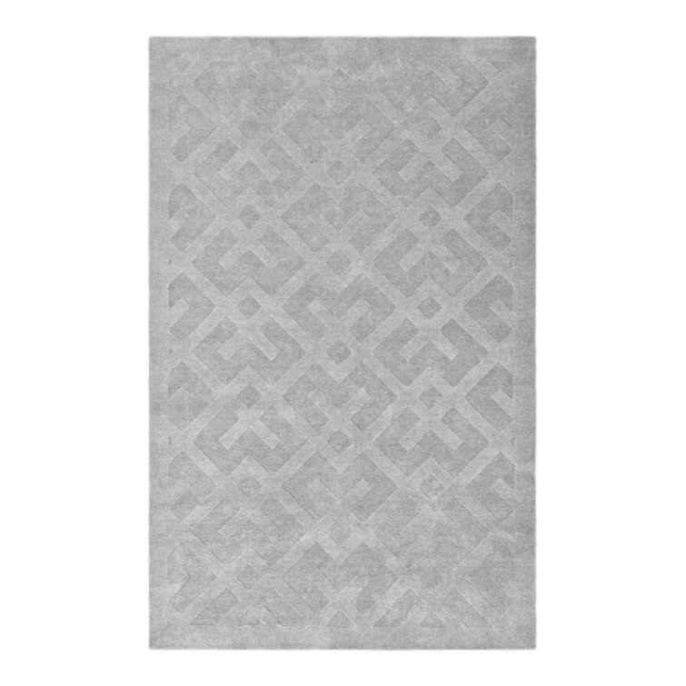 Handmade Arlo Gray Rectangular 8' x 10' Indoor/Outdoor Rug